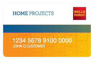 Wells Fargo Home Projects credit card